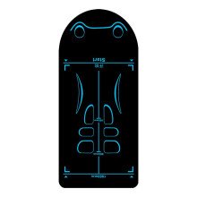 Exercise Equipment Mat for Ab Roller Wheel,Non Slip Abdominal Knee Mat,Home Gym Floor Pad for Yoga,Pilates,Black &