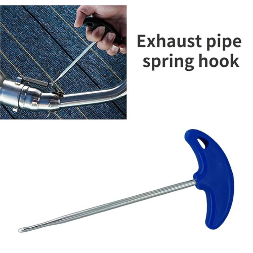 2xExhaust Spring Puller Tool Motorcycle Exhaust Spring Hooks, T Handle ...