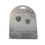 All That Sparkles Textured Heart Silver Plated Stud Earrings 1