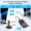 M.2 Solid State Drive Reader NVMe/ 2-in-1 External Dock SSD Card Reader M.2 Drive Enclosure 6