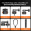 Magnetic Camera Mount Quick Setup Kit with 1/4'' Tripod Adapter for    DSLR Mirrorless Cameras 6