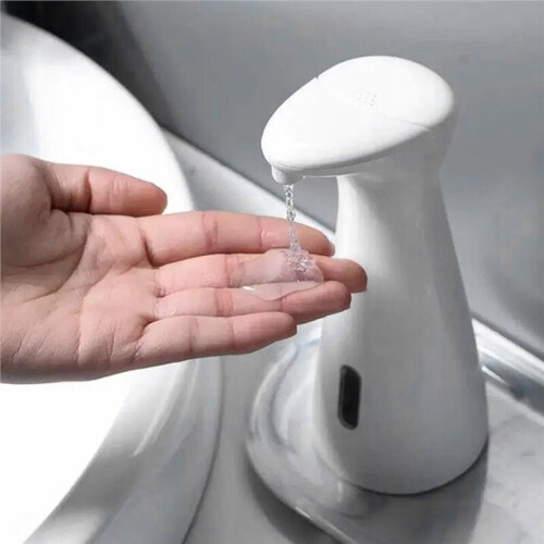 Automatic Sensor Hand Soap Dispenser,  Wash Handpiece, White, High Quality ABS, Waterproof for Bathroom 1