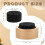 2 Pcs Lava Rock Essential Oil Diffuser Lava Stone Passive Diffuser for Sauna Decorating At Office, Bedroom, Bathroom 6