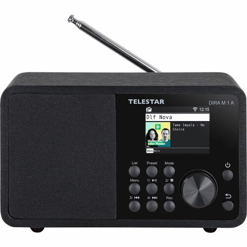 DIRA M 1 A EWF Kompaktes Mono-Multifunktionsradio Schwarz 2