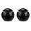 2X Air Humidifier Ultrasonic USB Aroma Diffuser LED Night Light Electric Essential Oil Diffuser Aromatherapy Black 2