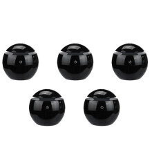 5X Humidificateur D'Air Portable Diffuseur D'Arômes USB à Ultrasons LED Veilleuse électrique Diffuseur D'Huiles Essentielles Aromathérapie Noir