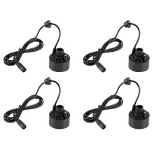 4X Brumisateur, Brumisateur de Fontaine D'Intérieur, Petit Humidificateur D'Air D'Atomiseur de Machine de Brouillard D'étang pour Halloween, Noël