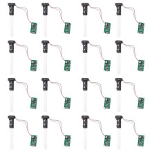 16Pcs 20MM Brumisateur à Ultrasons Brumisateur Atomiseur Transducteur Atomiseur Film Plaque Accessoires Humidificateur Joint en Caoutchouc