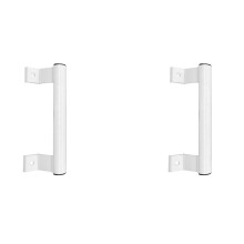 2X Sliding Door Handle 8inch Aluminum Sliding Glass Door Pull Sliding Patio Door Handles Fits 6-5/8 Inch Mounting Holes
