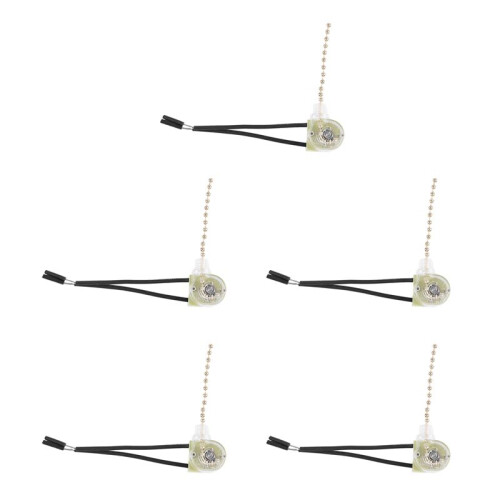 5X Lighting Ceiling Fan Light  W Pull Chain 3A 250VAC 6A 125VAC