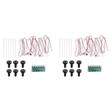 2X Module D'Humidificateur Kit de Bricolage Carte de Contrôle de Nébulisation Nébuliseur Ultrasonique Pilote de Brouillard Circuit Imprimé 6 Buses