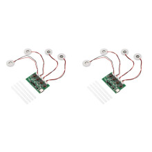 2X DC5V Type-C Humidificateur Kits de Bricolage Brumisateur et Pilote Carte de Circuit Imprimé 4 Brumisateur Film D'Atomisation Feuille