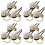 12Pack Ceiling Fan Light  ZE-109 Fan  Ceiling Pull Chain  Replacement (Brass) 1