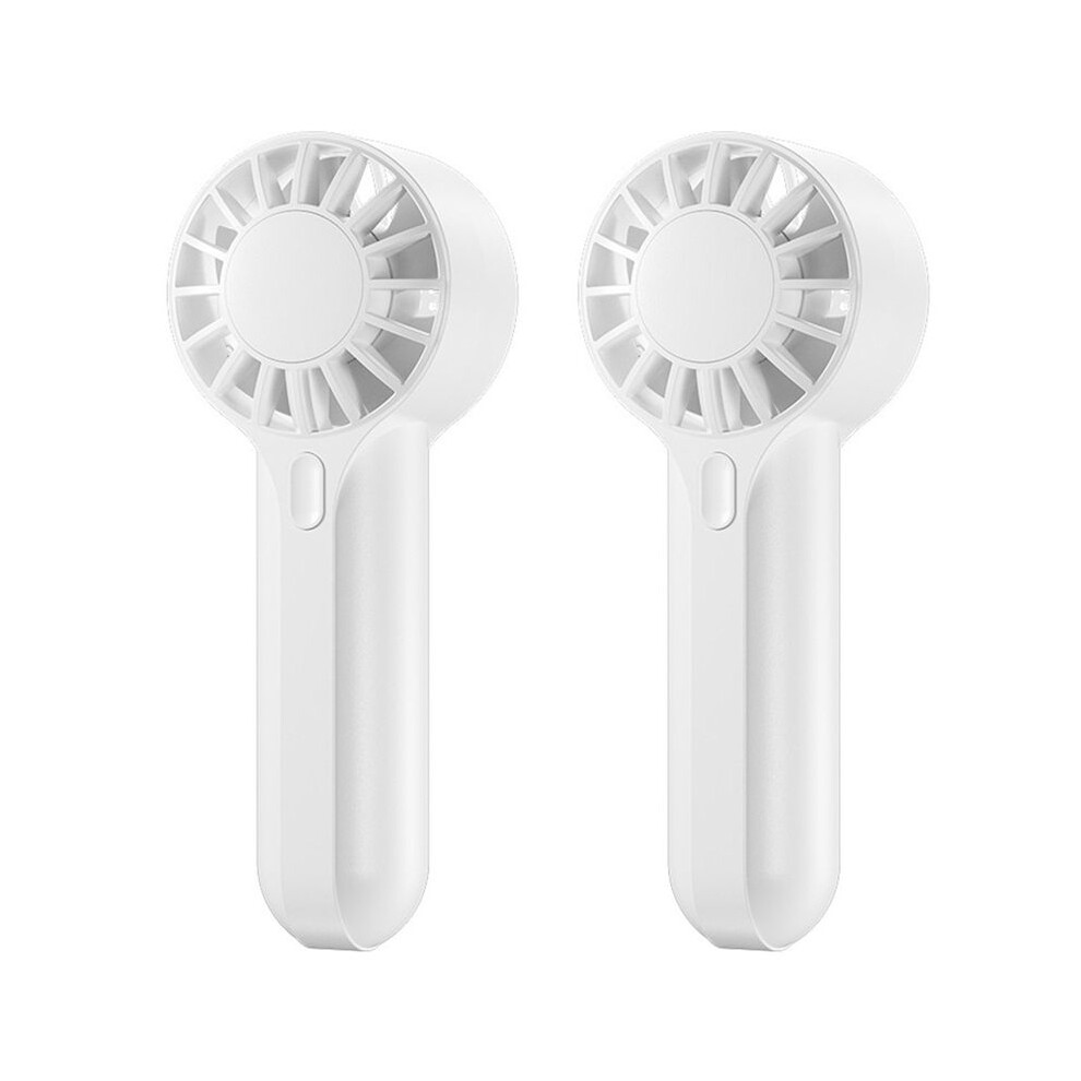 2X Usb Rechargeable Handheld Fan Portable Outdoor High Speed Large Airflow Handheld Small Fan 6032048526963