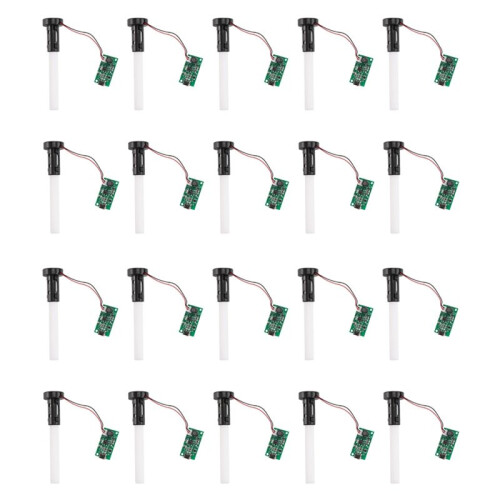 Luftfuktare Mist Maker USB Atomizer Transducer Atomization Piece DIY Tillbehör och PCB Drive Module (20St)
