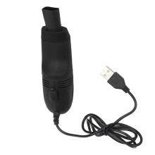 Mini-Handheld-USB-Staubsauger für Tastatur & Nagelkunst Schwarz
