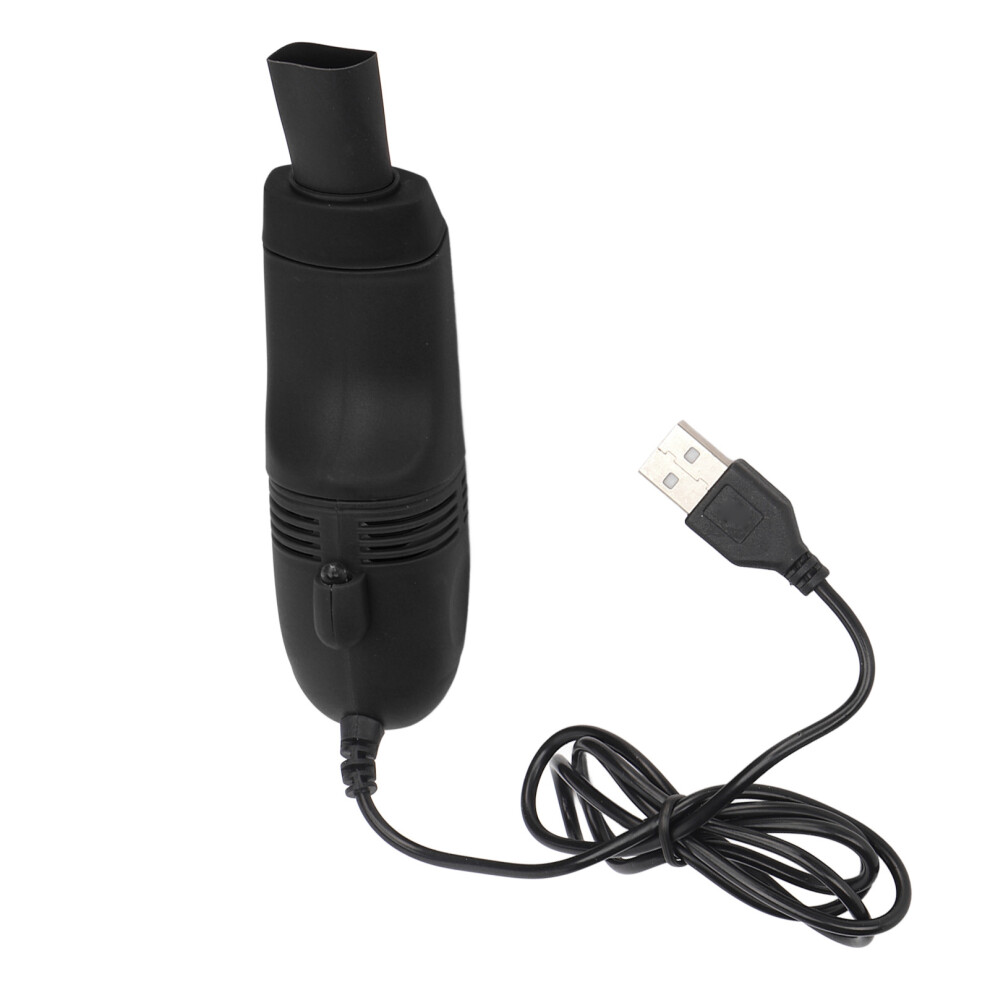Mini Usb Handheld Keyboard Vacuum Cleaner For Nail Art & Computer Black 7631389689000