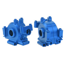 Boîtier de transmission avant en alliage d'aluminium pour Losi Baja Rey 1/10, Bleu foncé