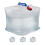 Sett med 4 sammenleggbare vannbeholdere 20 L 1