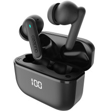 Kopfhörer In-Ear ANC ENC LED Aeropods Schwarz