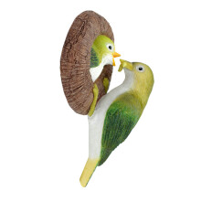 Lifelike Resin Birds Peeker Wall Decoration