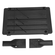Set di giunzione per nastro a bobina aperta 1/4 10 pollici ABS nero 13,5x9cm