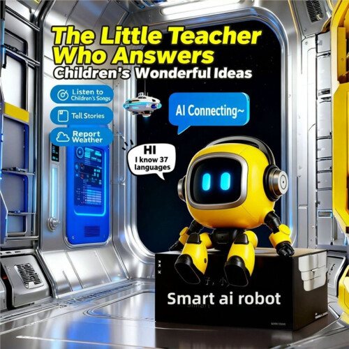 DeepSeek AI  Robot Toy 37 Languages Voice Interactive Dialogue Desktop Toy with Intelligent Conversation for Kids 2