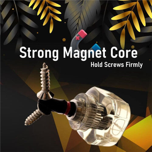 25in1 Short Stubby  Screwdriver for Tight Space, Security Torx, Phillips, Flathead and Hex S2 Steel Bits 2
