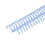 10 Pcs 19mm Plastic Binding Comb Spines 150 Sheet Capacity Light Blue 12