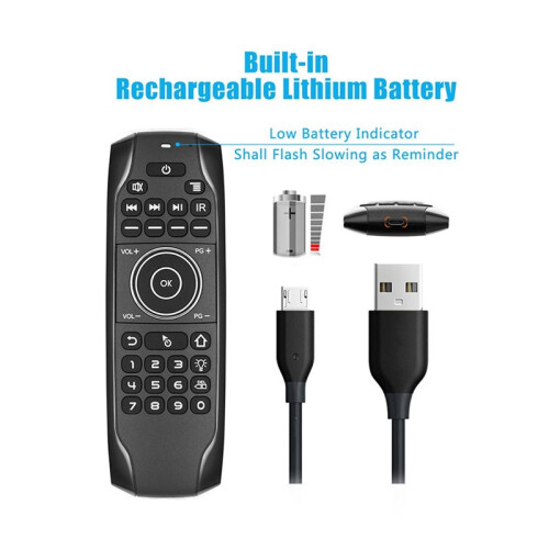 G7VPRO Air Mouse Wireless Remote Control Keyboard  2.4G  Keypad for Android TV Box  TV PC Projector 2