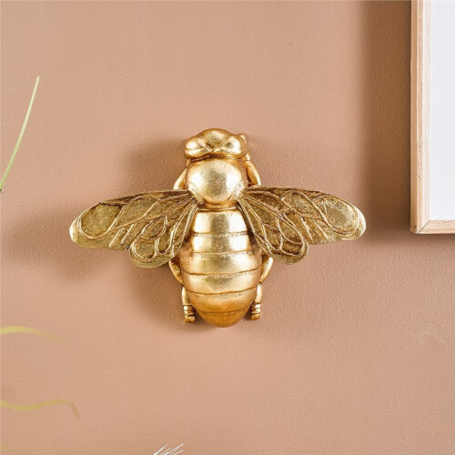 1PC, A Golden Bee-Shaped Wall Decoration  Wall Hanging 1