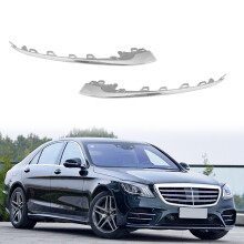 2228857800 Car Front Bumper Right Side Chrome Trim Strip for - W222 S Class 2018 2019 2020