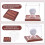 Clear Acrylic   Display Case Multipurpose Transparent Storage Box for Baseball Collections 4