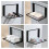 Magnetic Washing Machine Side Shelf Space-Saving Folding Clothes Rack No Punching Temporary Rack Simple Bathroom Shelf. 5