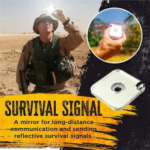 5pcs Emergency Survival Signal Mirror, Outdoor Multifunctional Signal Star Flash Mirror Tool for Adventure, Rescue Tool