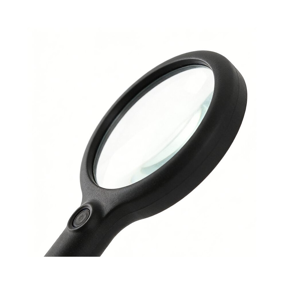 Magnifier Vision Handheld Illuminated Magnifier 30X Portable Reading Magnifying Glass ...