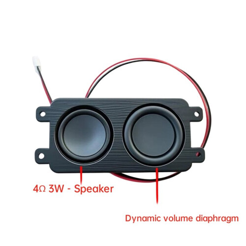 Audio Portable Speaker Driver 4 Ohm 3W Speaker Computer Home Theater Loudspeaker Connector 2