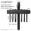 Multi-Functional Car Crankshaft Pulley Removal Tool Kit,Roller Steering Wheel Bearing Puller (Large) 6