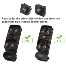 12X Window Button Covers for W203 W208 C Clk Class Front Left+Right