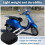 Motorcycle Rear Backrest Support Bracket Luggage Rack Modified for  Sprint Primavera 150 Accessories Silver & Black 5