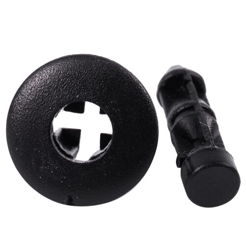 7mm Hole Plastic Rivets Fastener Auto Car  Bumper Push Clips 400 Pcs 1