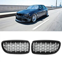 Car Front Bumper Kidney Grille Grill Diamond Racing Grille for E90 E91 318I 320I 325I 2009-2012