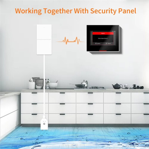 Tuya Water Leakage Sensor 433MHz Security Flood Detector Flood Sensor Wireless Detector  Home Security Alarm