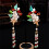 (1) Elegante Blumenhaarschmuck mit Quaste 2