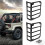Rear Tail Light Guards Protector Covers Fit For   Jk Matte 07-17(Pair) 6