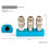 2/3/4 Ways EU Type Pneumatic Manifold Splitter Coupler Quick Fitting Air Gas Pump Compressor Connector 3 Way 6