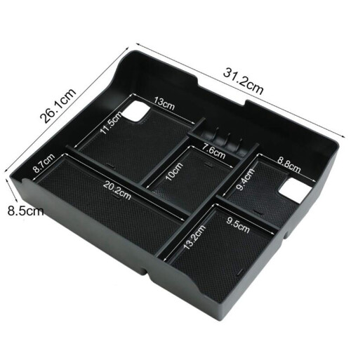 Center Console Insert Organizer Tray Storage Box Fit for  Escalade 2015 2016 2017 2018 1