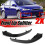 2Pcs Auto Front Stoßstange Splitter Lip Spoiler Body Kit Diffusor Protector Schwarz für  Lancer 2008-2015 2