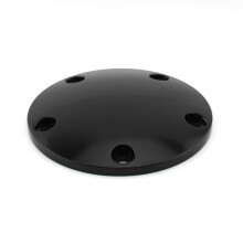 Motorcycle Domed Timing Points Cover for Twin Cam Softail Dyna Touring 1999-2017 Black