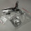 2047201171 Matte Inside Interior Door Handle Set L+R for  C GLK Class W204 X204 6